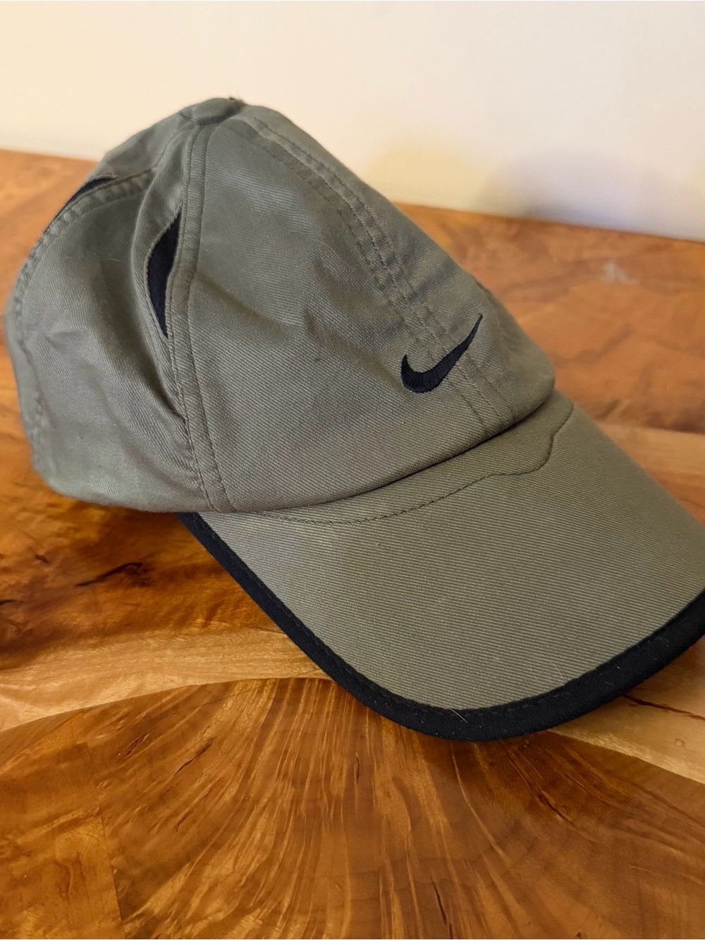 Vintage Y2K Nike 6 Panel Dri-fit Cap Hat Olive Green One Size Gorpcore